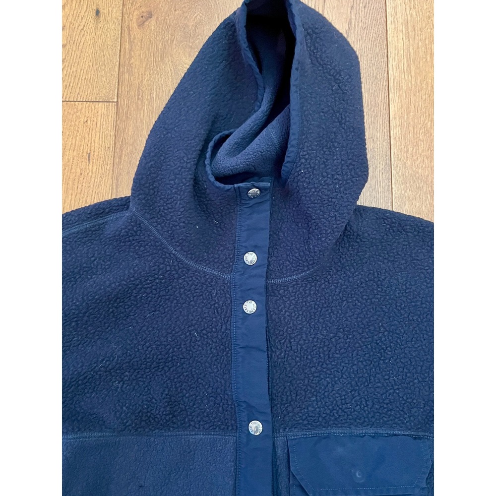 The North Face Sweet Water Sherpa Fleece Long Button Hooded Parka Jacket M